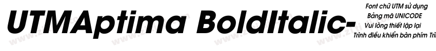 UTMAptima BoldItalic字体转换 UTMAptima BoldItalic字体转换